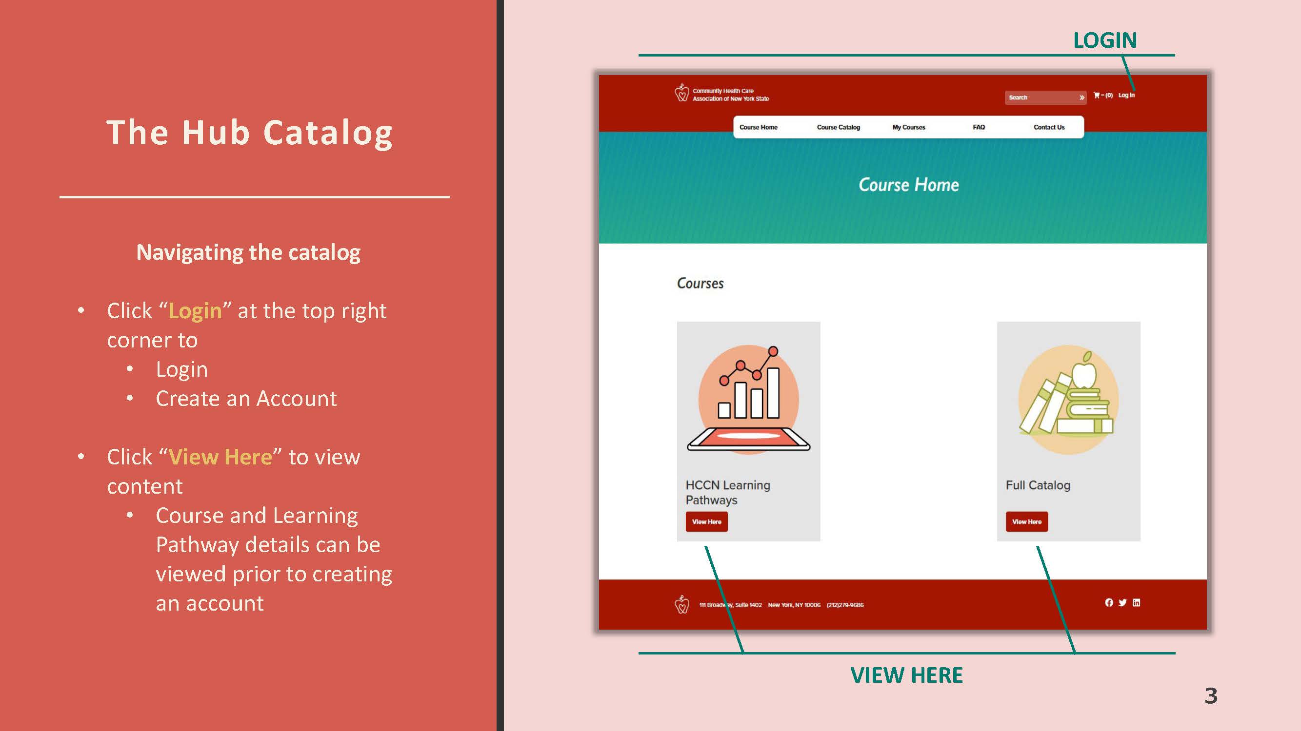 Course Catalog Tutorial Page 3