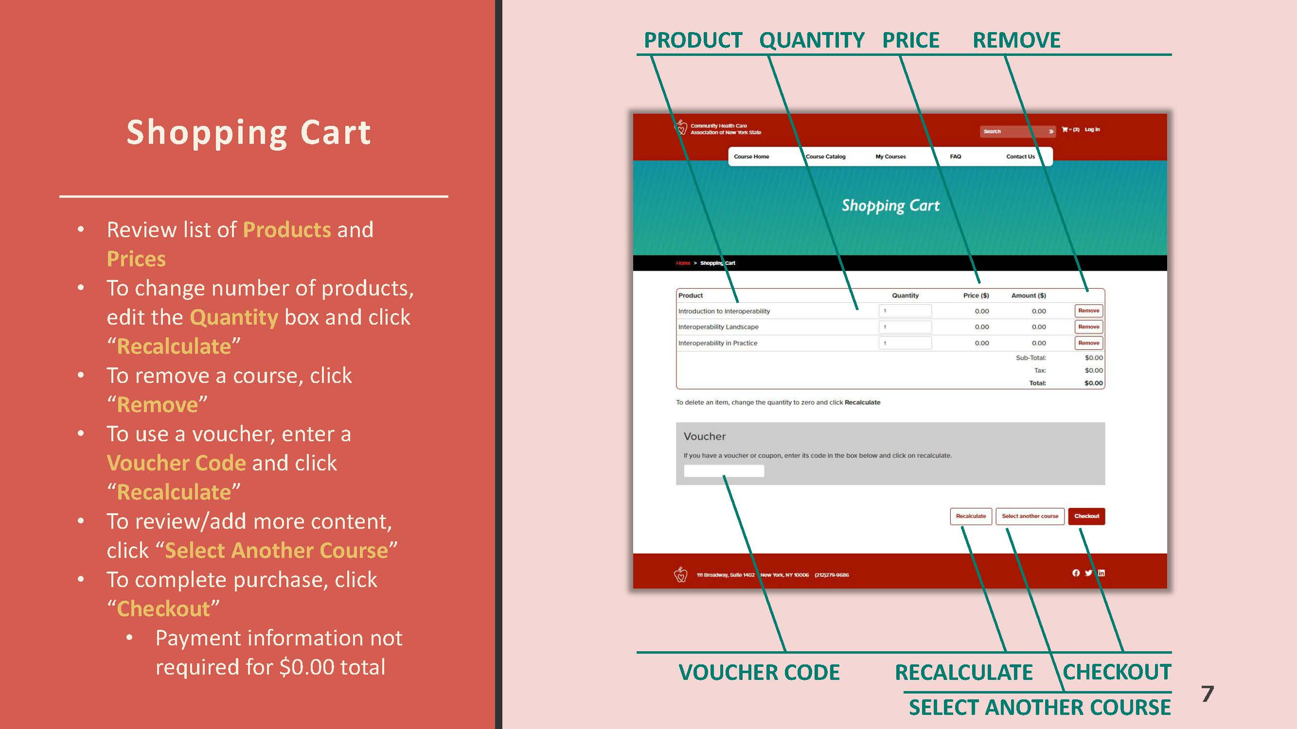 Course Catalog Tutorial Page 7