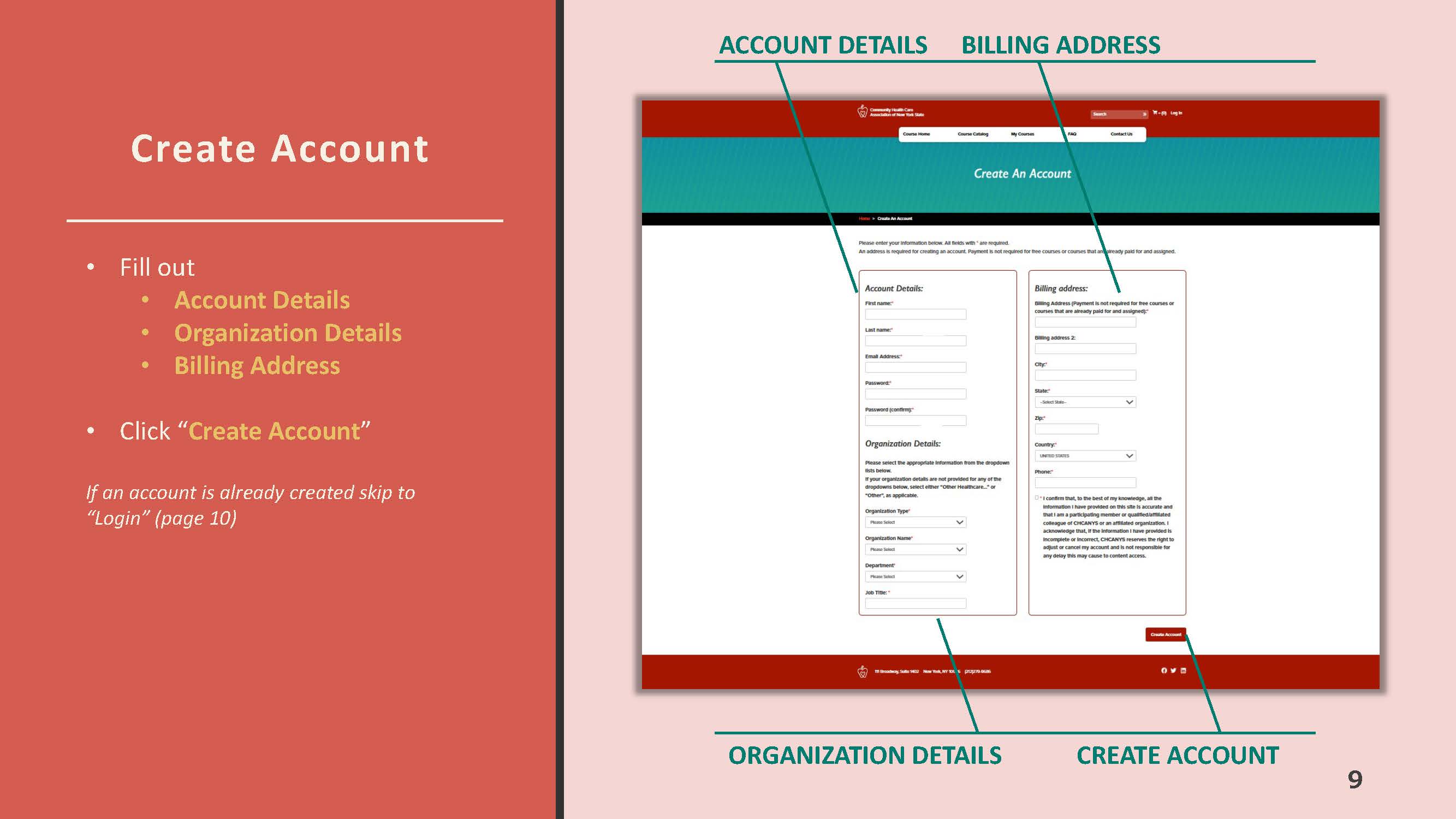 Course Catalog Tutorial Page 9